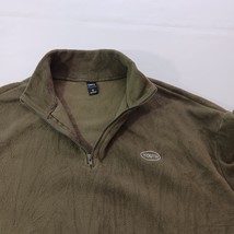 DAZY Women's Green 1/4 Zip Long Sleeve Oversized Pullover Sweater Size Medium image 4