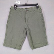 J Crew Rivington Men&#39;s 29x11 Chino Shorts, Green Khaki Slim Fit Gorpcore... - $25.00