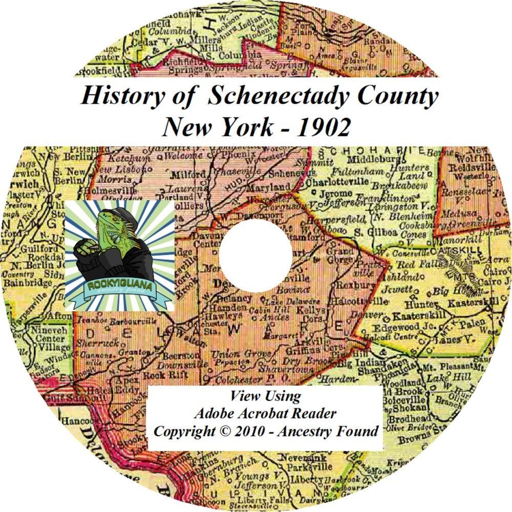 1902 History & Genealogy Schenectady County New York NY