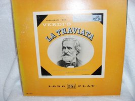 Highlights From Verdi&#39;s La Traviata; Licia Albanese, Robert Merrill, Jan Peerce  - £4.87 GBP