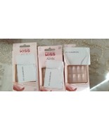 3 Pack Kiss Salon Acrylic Nude Revolutionary Natural Nails, Medium Coffi... - $25.61 CAD