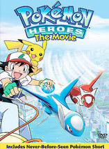Pokemon Heroes: The Movie DVD Pikachu 2003 - £3.12 GBP