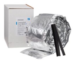 McKesson Padded Fiberglass Splint Roll 4&quot;x15&#39; White Immobilizer MPN: 1304 - $253.26 CAD