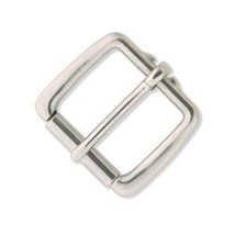 Tandy Leather Heavy Duty Roller Buckle 1-1/2&quot; (38 mm) Stainless Steel 15... - £6.33 GBP