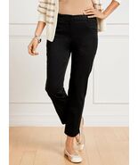Talbots Perfect Crop Black Pants Twill High Rise Trousers Coastal Pocket... - €14,59 EUR