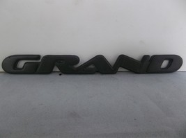 1997-2003 Pontiac &quot;Grand&quot; Prix Gray Plastic Trunk Emblem OEM 10255615 - £3.35 GBP