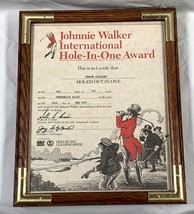 Johnnie Walker Scotch International Hole in One Award Framed Golf Digest... - £58.10 GBP