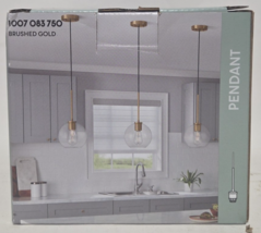 Pendant Light Kit w/ Partial Metal Rod Brushed Gold 1007 083 750 - $19.79
