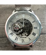 Forsining Watch Automatic Silver Tone Classic Round Steel Band H099M - $41.94 CAD