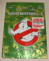 Ghostbusters 1 and 2 Gift set with Collectible Scrapbook DVD Bill Murray New - £7.78 GBP