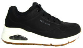 Skechers Uno Stand On Air 73690 Black Casual Shoes Women&#39;s Size 6 Walking - £28.22 GBP