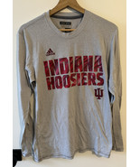 Uomo Medio Indiana Hoosiers #5 adidas Climacool Basket Maniche Lunghe Ca... - $42.36