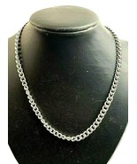 Claire’s Link Chain Necklace Silver Tone 18&quot; - $8.57 CAD