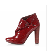Louis Vuitton Red Patent Croc-embossed Delft Cornelia Boots/Booties SZ 7 - £356.04 GBP