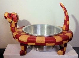 Whimsical Dog Food Holder Dish Bowl - £14.90 GBP