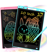 2 Pack LCD Writing Tablet for Kids 10 Inch, Preschool Toys for Baby Girl... - £9.73 GBP