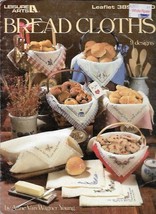 Bread Cloths for Counted Cross Stitch 9 Designs Vtg 1985 Leisure Arts 389 - $6.42