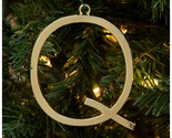 Monogram Metal Christmas Ornament - Letter Q - $16.82