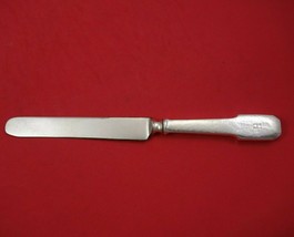 Norman Hammered by Shreve Sterling Silver Dinner Knife Engraved &quot;H&quot; Mono 10 1/8&quot; - £86.52 GBP