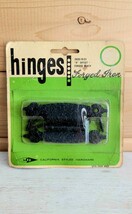 Hinges Antique Iron Forged NOS SEALED JB California Made Hardware H Offset - $26.74