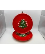 Pair of Waechtersbach CHRISTMAS TREE Salad Plates - $49.99