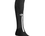 Champion 78715209568 Soccer Sock SCRS44; Black &amp; White - Medium - Large - $7.71