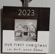 2023 Our First Christmas In Our New Home Hanging Photo Ornament - £12.68 GBP