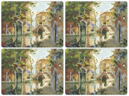 Pimpernel Venetian Scenes Cork-Backed Placemats, Set of 4, 15.7 X 11.7&quot; - $77.99