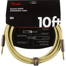 Fender Deluxe Series Instrument Cable, Straight/Straight, Tweed, 10ft - $43.99