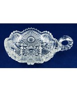 Imperial Nucut Cut Glass Nappy Crystal Bowl Candy Dish - $6.83 CAD