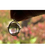 Heavy 18k Gold  Orb Crystal Pools Of Light Ball Sphere Victorian Style W... - $2,500.40
