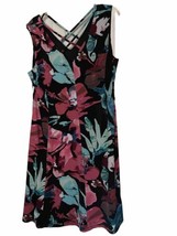 Connected Floral Sleevless  Women Dress  18W - £23.67 GBP