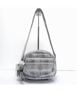 Kipling Stelma Crossbody Small Bag Purse KI0601 Polyester Soft Plaid Gre... - £59.16 GBP