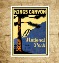 Kings Canyon National Park California Decal Sticker Vinyl Mountains 3.75&quot; X 2.75 - £4.18 GBP