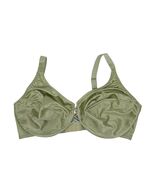 Vintage Second Skin Satin Full Figure Wire-Free Satin Bra 40DD Pastel Green - €28,85 EUR
