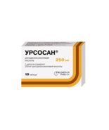 Ursosan Forte 10 capsul /250 mg Hepatoprorector liver - $479.14 MXN+