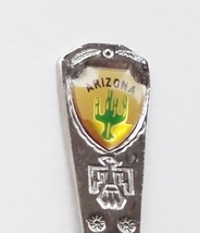Collector Souvenir Spoon USA Arizona Saguaro Cactus Native Design - £2.39 GBP