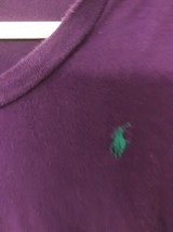 Ralph Lauren Light Weight Hoodie Purple Long Sleeve Long T-Shirt Girls Sz XL16 - £12.47 GBP