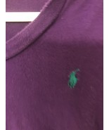 RALPH LAUREN Light Weight Hoodie Purple Long Sleeve Long T-Shirt Girls S... - £12.50 GBP