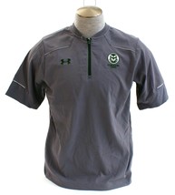 Under Armour Gray Colorado State Rams 1/4 Zip Short Sleeve Shirt Men&#39;s NWT - £47.06 GBP