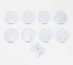 Bell &amp; Howell Set of 8 Remote Controlled Pod Lights in White - £30.50 GBP