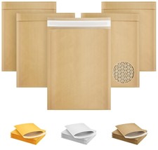 Amiff Natural Kraft Bubble Mailer Envelopes, 14.25 x 19 Inches. 100 Pack Mail... - £98.04 GBP