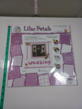 color wheel paper collection lilac petals 12 x 12 -24 sheets total - $14.85