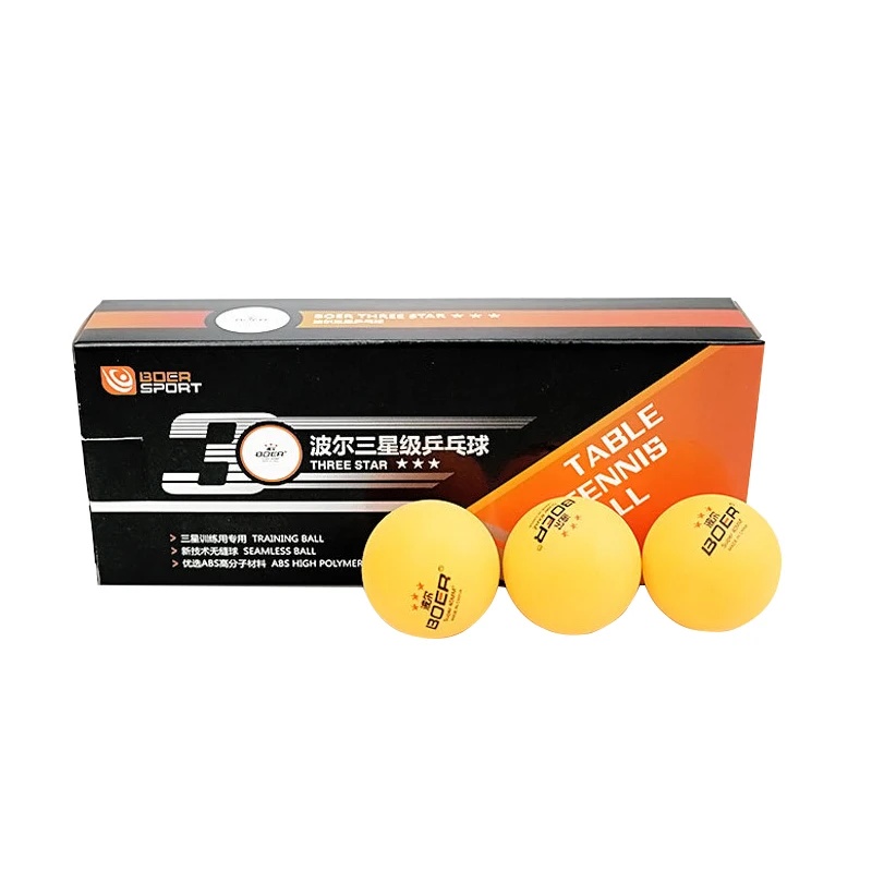 Sporting 10pcs 3-Stars Table Tennis Balls New Material ABS 40+ Elasticity Plasti - £32.87 GBP