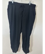 Torrid Black High Rise Challis Ruched Hem Jogger Pants Size 1XL - $34.99