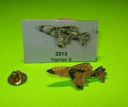 Harrier II Enamel Badge Pinback Airplane US Airforce Lapel Air Jet Plane... - $23.94