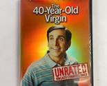 The 40 Year Old Virgin Unrated Now Lasts 17 Minutes Longer DVD Movie - $15.83