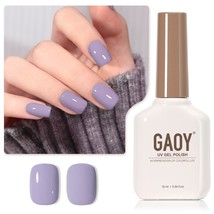 GAOY Purple Gel Nail Polish, 16ml Soak Off Gel Polish, UV at - £9.26 GBP