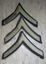 3 set  Private First Class US Army Wool Uniform Chevron Patch WW2 WWII O... - $706.55 MXN