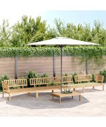 vidaXL Pallet Sofa Set Natural Wood Solid Acacia Wood Medium-Large - $1,125.33 CAD